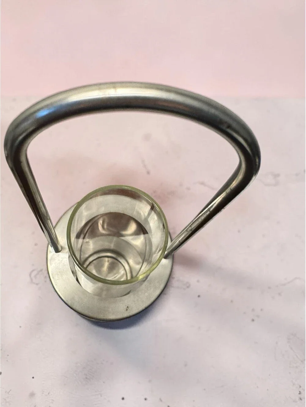 Vintage Hanging Brass Hurricane Style Candle Light Holder, Nautical?